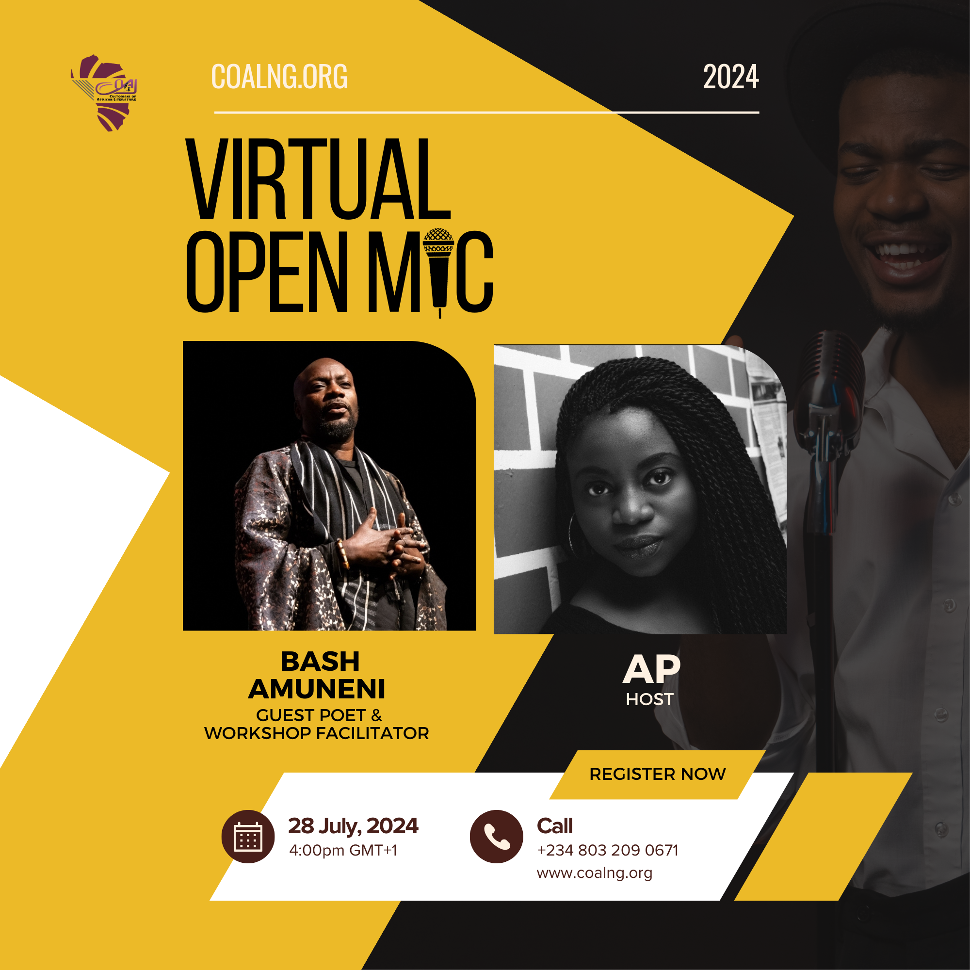 Virtual Open Mic: July Edition