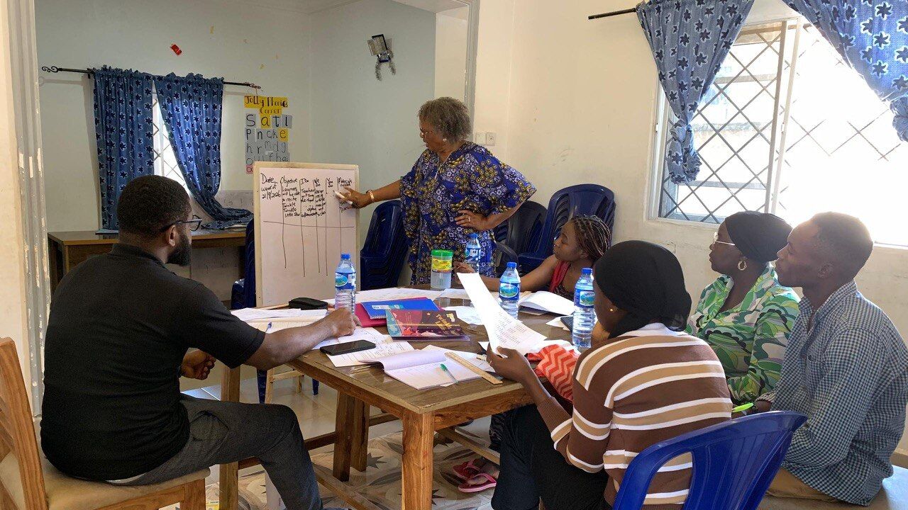 Participants at a COAL training session